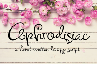 Aphrodisiac Font for Elegant, Handwritten Branding