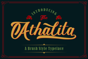 Athalita: A Classy Brush Typeface for Thoughtful Editorial Design