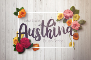 Austhina: A Beautiful Brush Script Font for Editorial Design