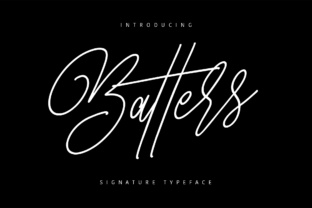 Batters: A Script Handwritten Font for Elegant Digital Branding