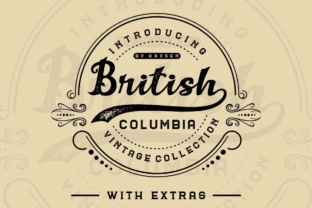 British Columbia Family Script Handwritten Font