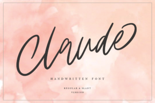 Claude Family Script Handwritten Font for Elegant Design