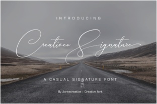 Creative Signature Font for Elegant, Readable Campaign Text
