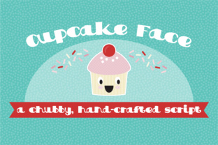 Cupcake Face Font for Playful Brand Campaigns