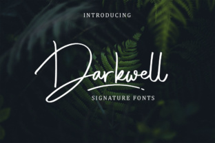 Darkwell Family: A Script Handwritten Font for Real Business Branding