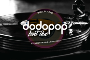 Dodopop Duo Font: Clean Sans + Playful Script in One