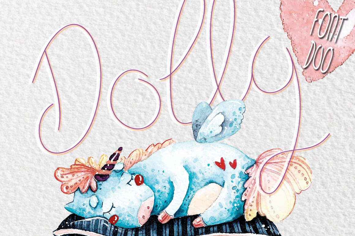 Dolly Duo: A Script Handwritten Font Pair That Makes Campaigns Feel Magical