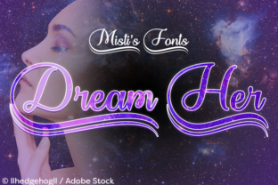 Dream Her: Elegant Calligraphy Typeface for Wedding & Brand Campaigns