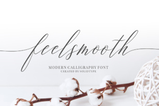 Feelsmooth Script Handwritten Font for Elegant Craft Projects