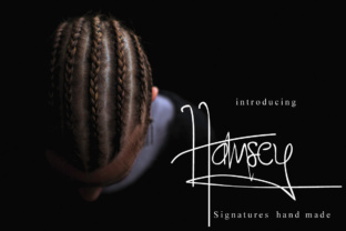 Hamsey: A Handmade Signature Typeface for Small Business Branding