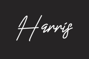 Harris: A Classy Signature Typeface for Small Business Branding