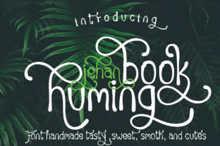Huming Book: A Script Handwritten Font for Playful Elegance