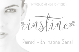 Instine: A Gorgeous Elegant Calligraphy Script Font for Small Business Branding
