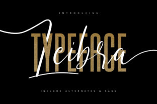 Leibra Duo: A Script Handwritten Font for Authentic Branding
