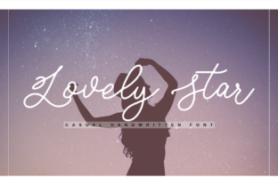 Lovely Star: A Casual Calligraphy Typeface for Elegant Editorial Moments