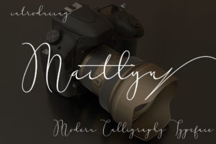 Maitlyn: A Modern Calligraphy Typeface for Small Business Branding