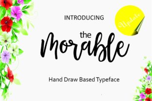 Morable: A Modern Script Handwritten Font for Editorial Warmth