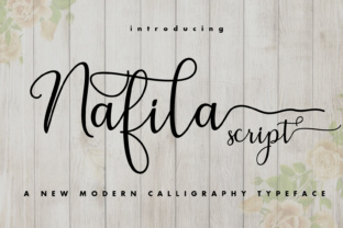 Nafila: A Handmade Script Font for Authentic Branding