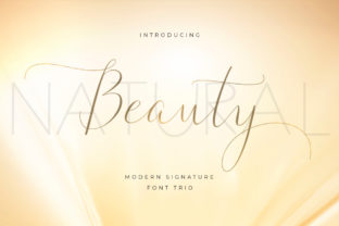 Natural Beauty Duo: A Script Handwritten Font for Elegant Editorial Design