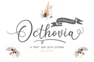 Octhovia Duo: A Modern Script Handwritten Font Duo Worth Owning