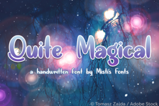 Quite Magical Script Handwritten Font for Whimsical Branding