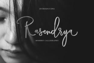 Rasendrya: A Sleek Script Handwritten Font for Editorial Design