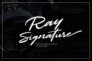 Ray Signature: A Modern Script Handwritten Typeface for Digital Design