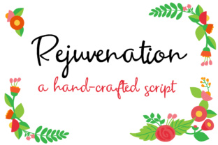 Rejuvenation: A Casual Script Handwritten Font for Campaign Warmth