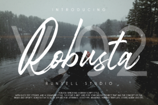 Robusta Duo: A Script Handwritten Font for Scroll-Stopping Visuals