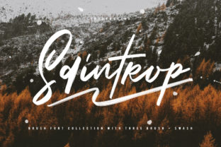 Saintrop: A Script Handwritten Font for Authentic Branding