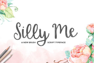 Silly Me: A Hand-Painted Brush Script Typeface for Editorial Design