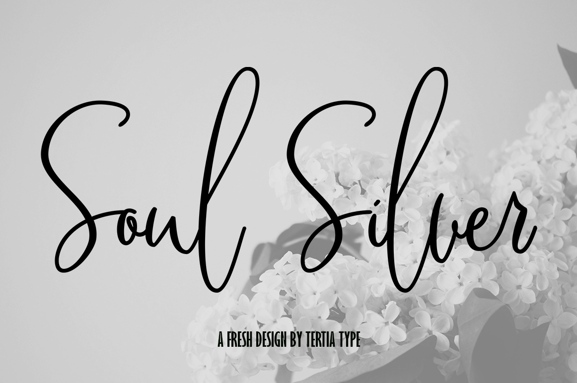 Soul Silver: A Script Handwritten Font for Elegant Branding