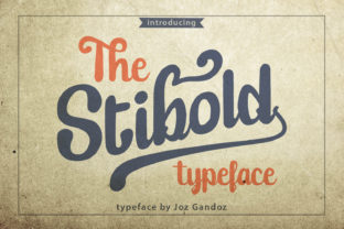 Stibold: A Script Handwritten Font for Authentic Branding