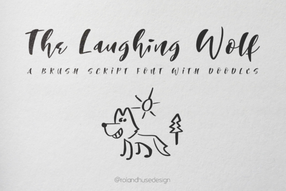 The Laughing Wolf Script Font for Small Business Branding