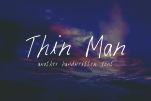 Thin Man Script Handwritten Font