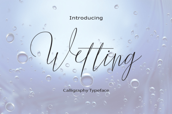 Wetting Script Handwritten Font for Authentic Branding