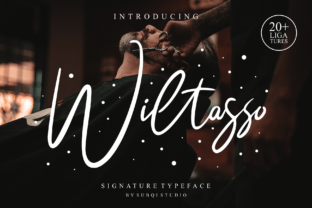 Wiltasso: An Elegant Script Handwritten Font for Digital Branding