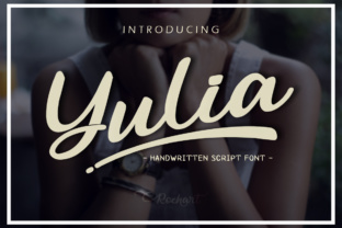 Yulia Script Font for Elegant Brand Identity